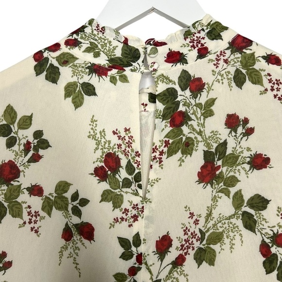 Reformation Jourdan Dress Regency Floral Print Size XL NEW - Picture 10 of 16